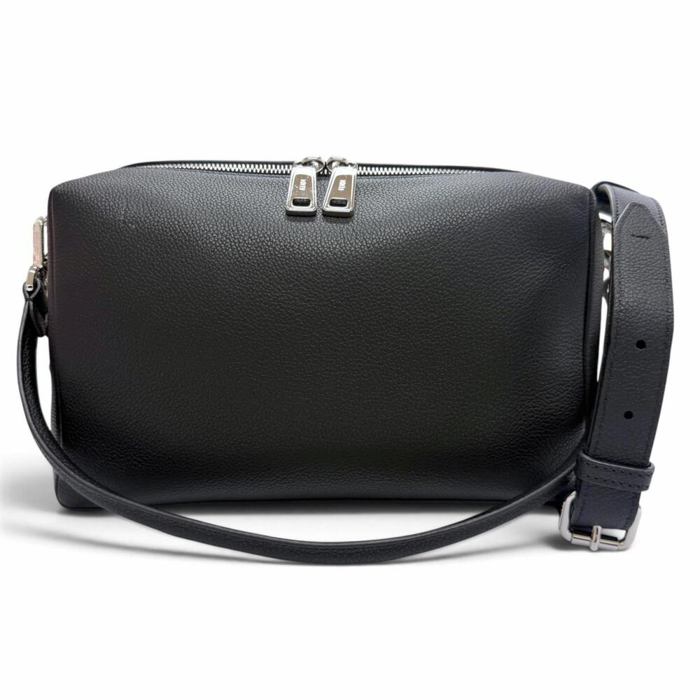 FENDI 7VA672 Full-grain calf leather Louis Medium FF Metal 2-way shoulder bag...